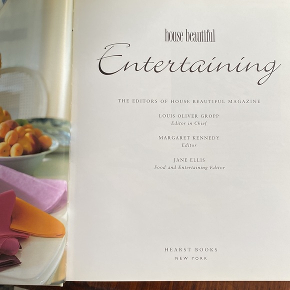 House Beautiful Entertaining, Large 178 Page Book - Picture 2 of 4